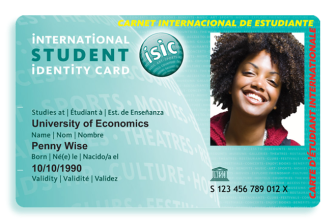 ISIC card